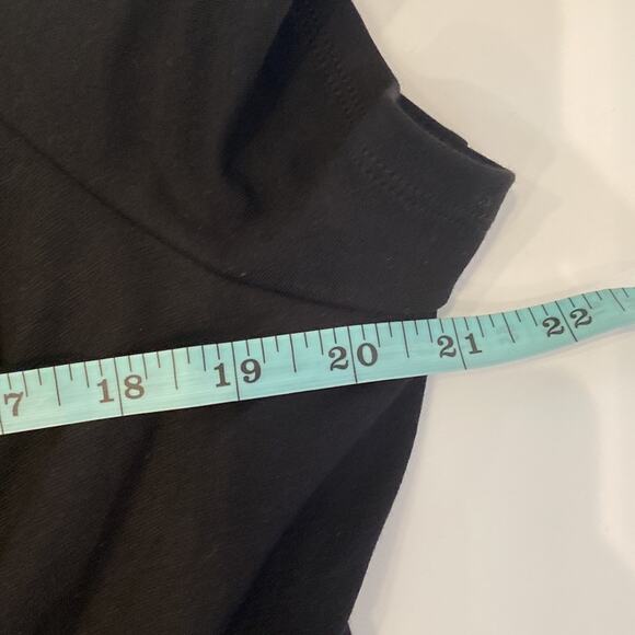 Lane Bryant Short Sleeve Blk Off Shoulder Peplum Pleat Top Stretch NWT Sz 18/20 - Picture 8 of 14